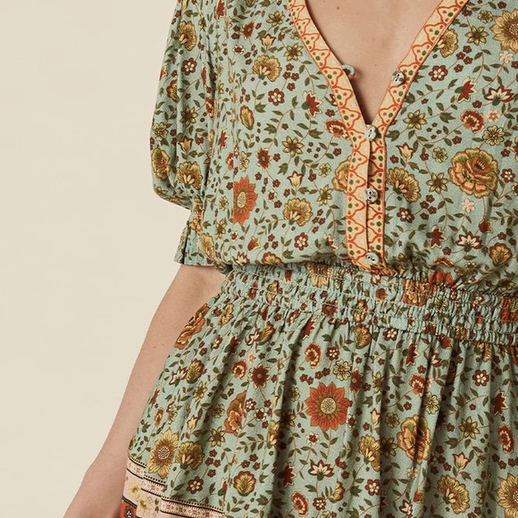 Spell Lady Untamed Playdress in Matcha - Picture 4 of 13
